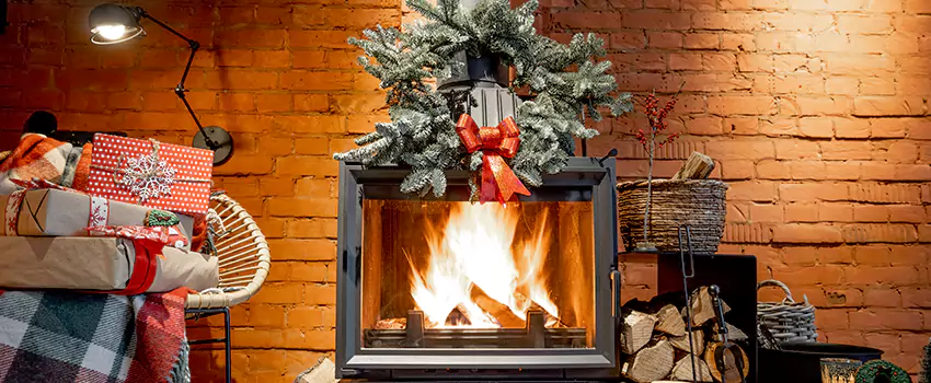 Travis Industries Linear Gas Fireplace Installation in Old Bridge, New Jersey