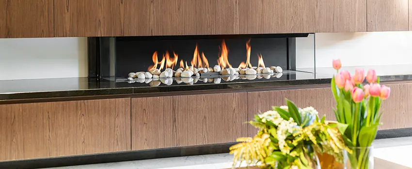 Double-height Fireplace Design Refurbishment in Old Bridge, New Jersey
