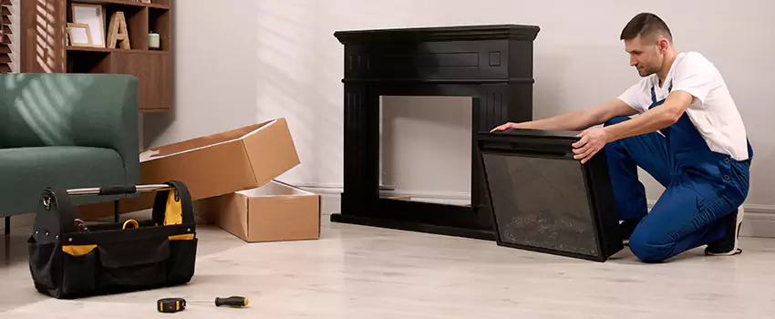 Old Rusted Metal Fireplace Repair And Replacement in Old Bridge, NJ